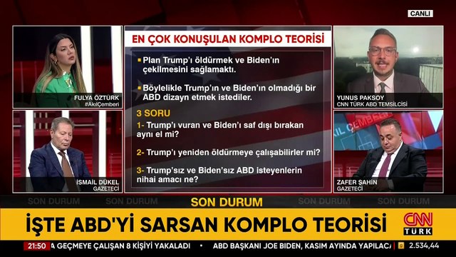En çok konuşulan komplo teorisi! Biden ve Trump'sız ABD mi istiyorlar?