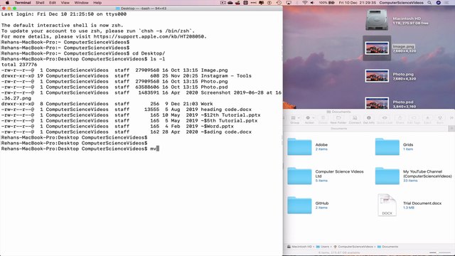 How to MOVE an Image to a Selected Destination on a Mac Using Terminal Commands - Basic Tutorial