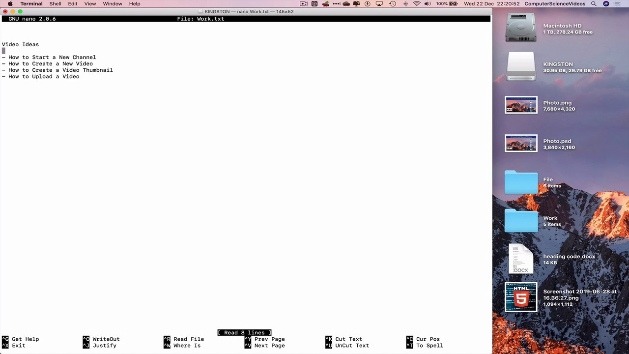 How to EDIT a Text File from USB on a Mac Using Terminal Commands - Basic Tutorial | New