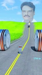 Cement truck Vs 03 bollard crashes