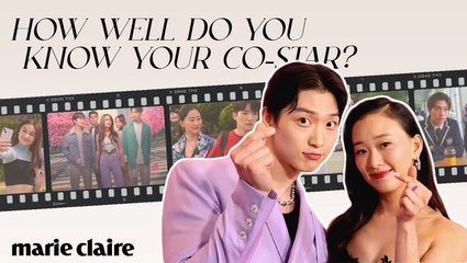 Gia Kim and Sang Heon Lee | How Well Do You Know Your Co-Star  | Marie Claire