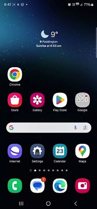 Split Window Settings in Samsung