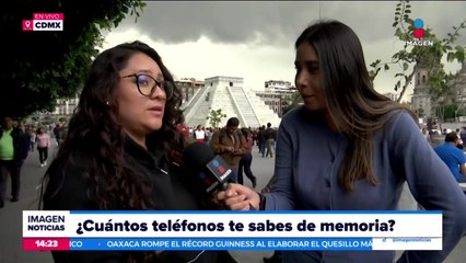 ¿Los mexicanos se saben su número telefónico o de algún familiar?