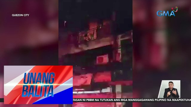 Ikatlong palapag ng isang bahay, nasunog | Unang Balita