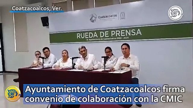 Ayuntamiento de Coatzacoalcos firma convenio de colaboración con la CMIC ¿en que consiste?