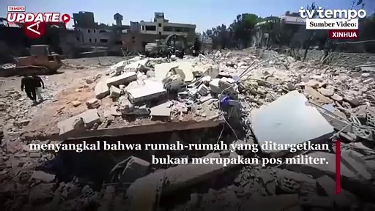 Kota Perbatasan Lebanon Alami Kerusakan Parah Diserang Israel