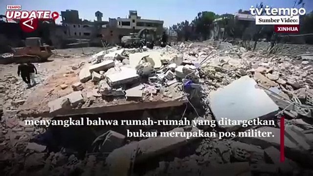 Kota Perbatasan Lebanon Alami Kerusakan Parah Diserang Israel