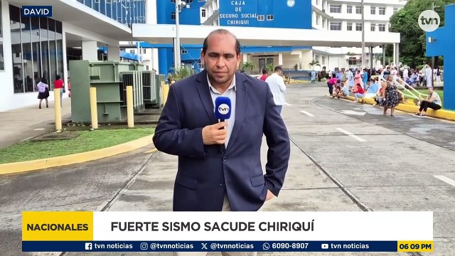 Sinaproc brinda informe de afectaciones por fuertes sismos en Chiriquí