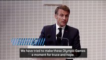 Macron feels Paris Olympics can bring 'hope' to war-torn countries