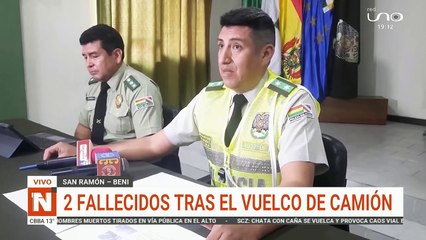 2 fallecidos tras vuelco