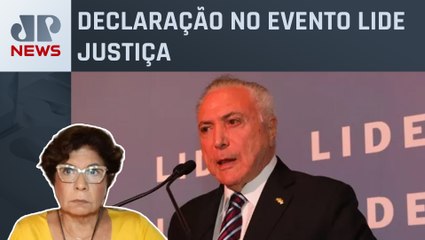 Michel Temer classifica desistência de Joe Biden como natural; Dora Kramer avalia
