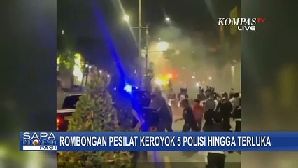 Rombongan Pesilat di Jember Keroyok 5 Polisi hingga Terluka