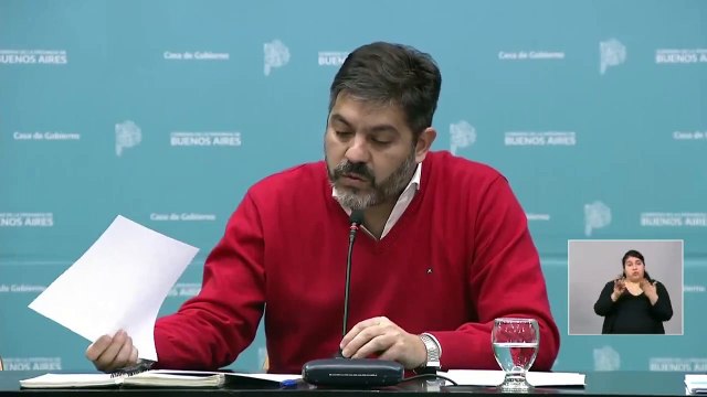 Carlos Bianco, ministro de gobierno de la provincia de Buenos Aires, pide al presidente de la Cámara de Diputados que aplique las sanciones que corresponden por esta aberración