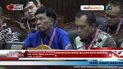MK GELAR SIDANG TERKAIT BATAS WILAYAH KOTA BONTANG