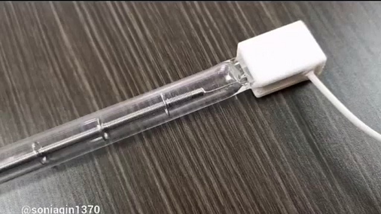 378mm 400v 3000w 2500w halogen IR lamp infrared short wave heater lamp for bottle blowing