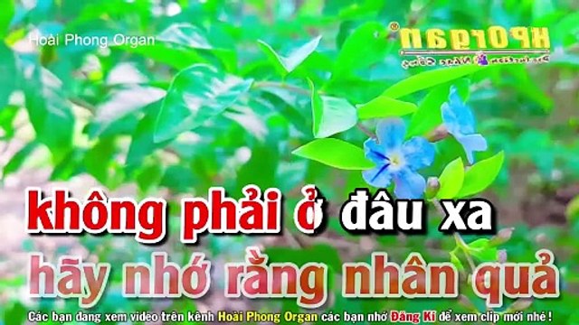 Karaoke Quán Trọ Trần Gian Tone Nữ Nhạc Sống DỄ HÁT - Hoài Phong Organ