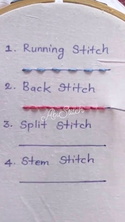 Hand embroidery