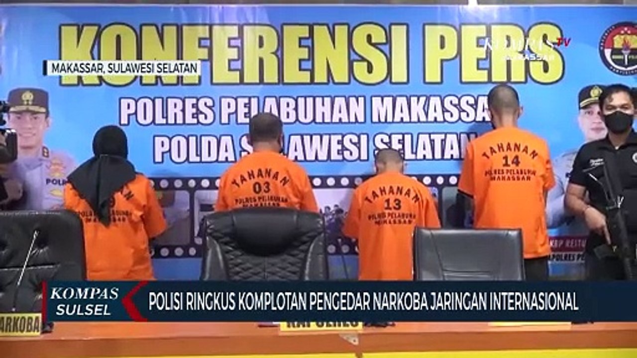 Polisi Ringkus Komplotan Pengedar Narkoba Jaringan Internasional