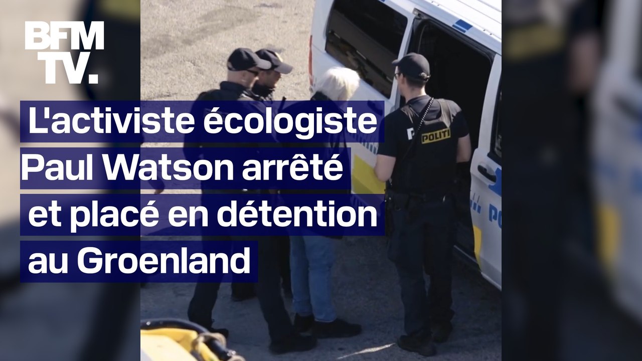 Pourquoi le militant écologiste Paul Watson, fondateur de Sea Shepherd, a été arrêté au Groenland