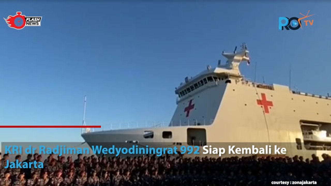 KRI Radjiman Siap Kembali ke Jakarta