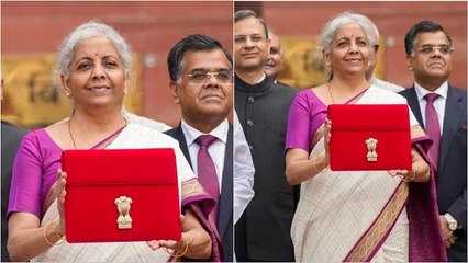 Budget 2024: निर्मला सीतारमण ने पहनी मैजेंटा और क्रीम रंग की साड़ी