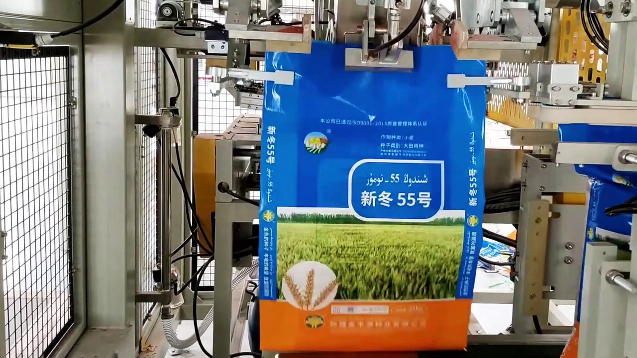 Open Mouth Bagging Machine Packaging Line for 25kg Seeds Packaging