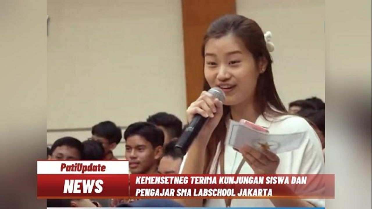 GAUNGKAN PERAYAAN HUT RI KE-79 Di IKN, KEMENSETNEG TERIMA KUNJUNGAN SMA LABSCHOOL JAKARTA