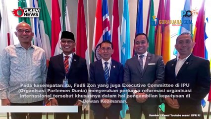 FADLI ZON TEMUI PRESIDEN MAJELIS UMUM PBB SERUKAN REFORMASI PBB