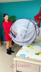 Mosquito Net for Double Bed | King Size with a Mobile Pocket