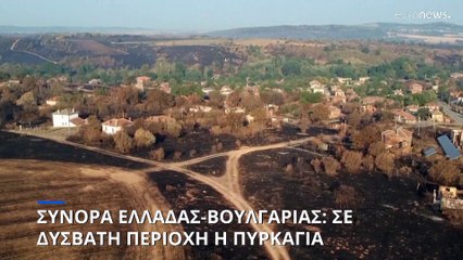 Βουλγαρία: Πλησιάζει επικίνδυνα η πυρκαγιά που ξεκίνησε από την Ελλάδα