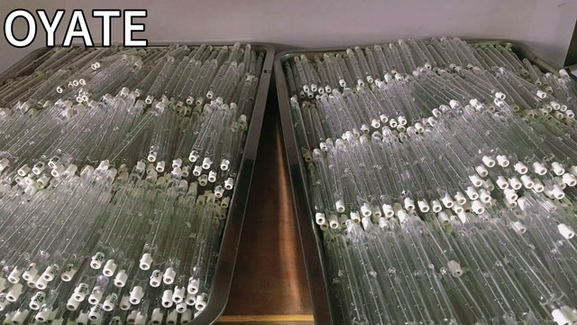 OYATE Quartz Heat Lamp Bulbs 118mm 220mm 300W 500W Double Ended Jacketed Food Lamp Catering Bulb