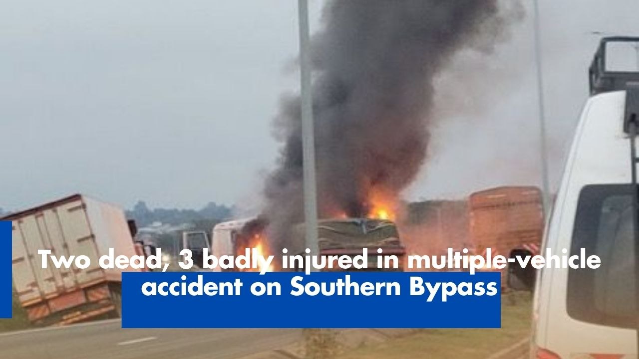 Two dead, 3 badly injured in multiple-vehicle accident on Southern Bypass