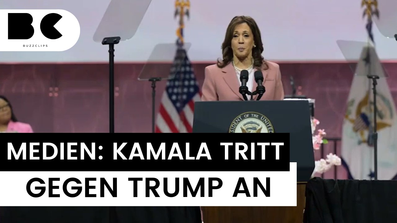 Medien: Kamala Harris als demokratische Kandidatin nahezu sicher