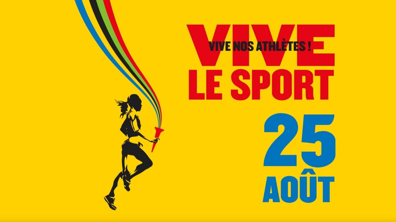 Vive le sport, vive la flamme, vive nos athlètes ! 