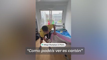 Un atleta francés explota contra las camas de la Villa Olímpica: “Esto no es broma”