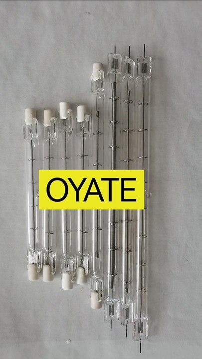 tubular heaters quartz heater tube heating tube for ovens with halogen lamp flash dryer infrared flash dryer