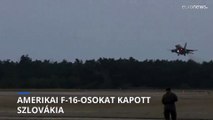 Amerikai F-16-osokat kapott Szlovákia