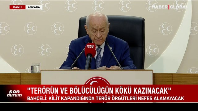 MHP lideri Bahçeli: CHP'nin şifreleri PKK'nın elindedir