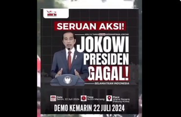 Mahasiswa UNRAS Gelar Aksi Demo Tuntut Keadilan 10 Tahun Kepemimpinan Presiden Jokowi