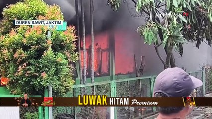 SDN 01 Pondok Bambu Jaktim Terbakar, 18 Ruang Kelas Hangus, 12 Unit Mobil Damkar Dikerahkan