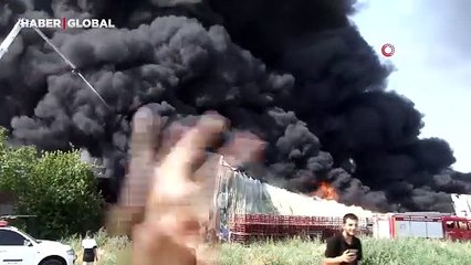 Bursa'da bitişik 2 fabrikada yangın