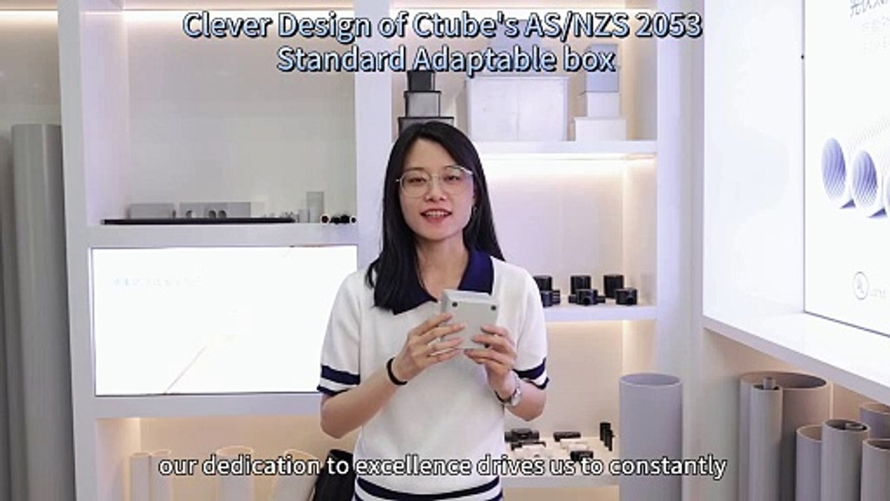 Ctube New & Improved PVC Electrical Adaptable Box