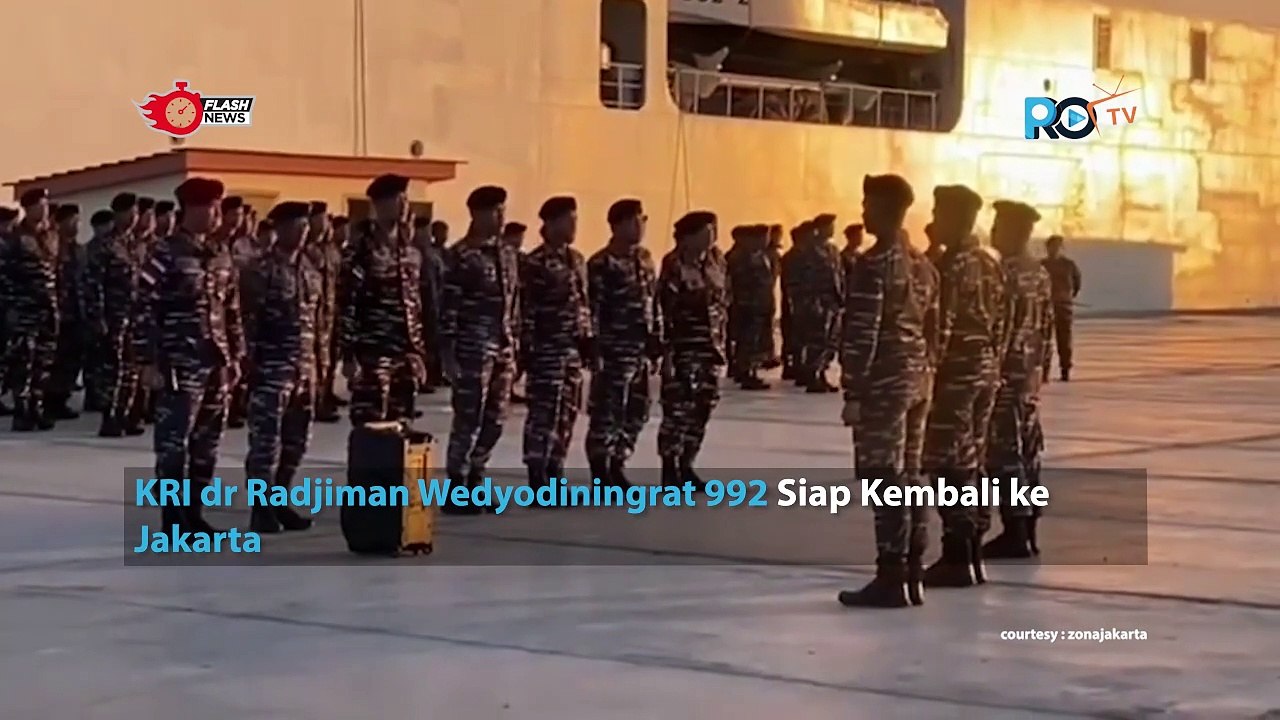 KRI Radjiman Siap Kembali ke Jakarta