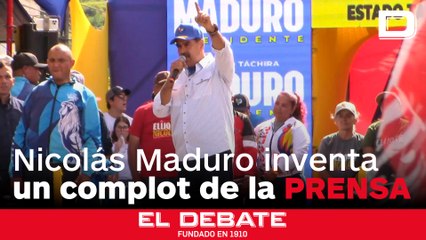 Maduro acusa a la prensa internacional de complot ante la previsible derrota electoral