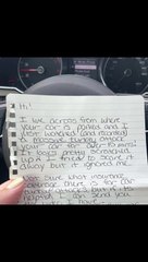 Mulher encontra carro riscado. O responsável? Nem vai acreditar