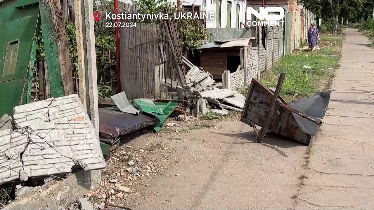 Donetsk, massicci bombardamenti russi: a Kostiantynivka una vittima e cinque feriti