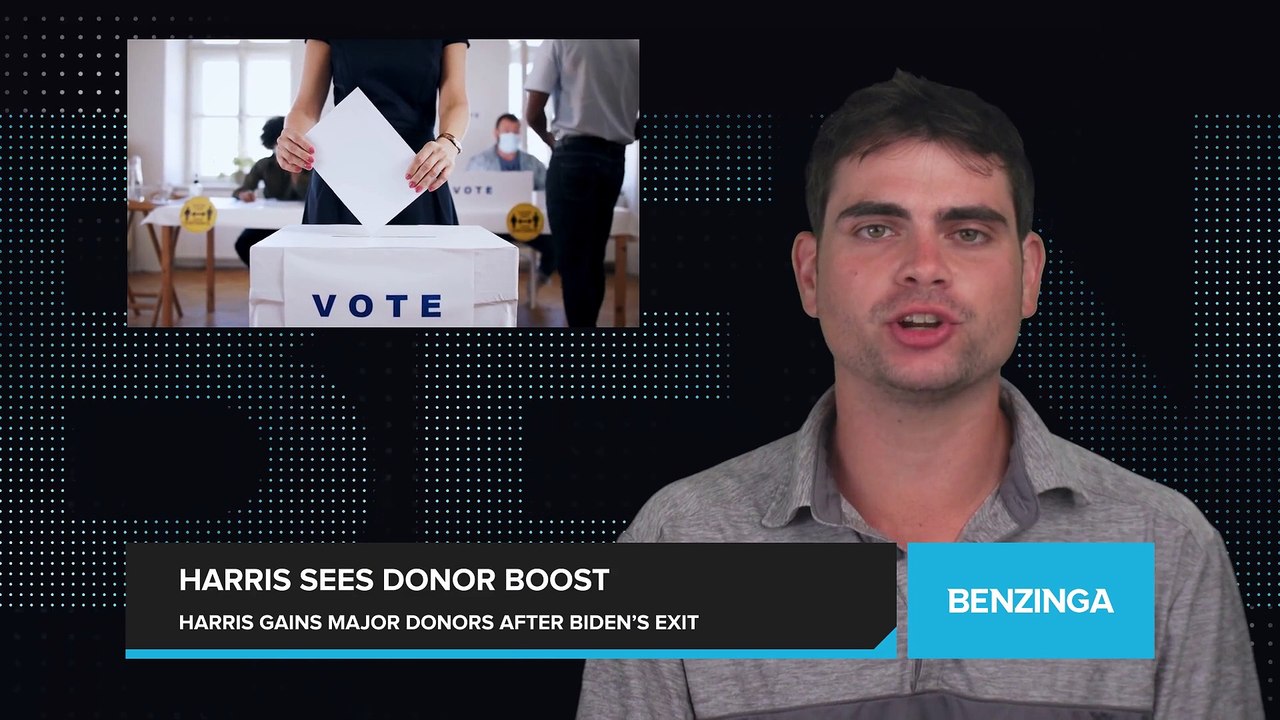 Kamala Harris Sees Major Boost After Biden's Exit as Major Donors Rally Behind VP Following Biden's Endorsement