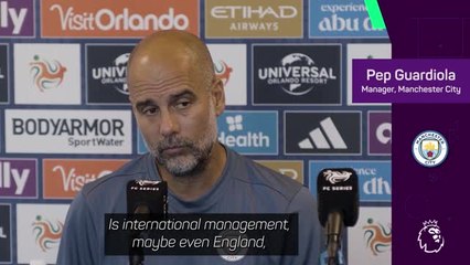 Guardiola focused on Manchester City despite England links