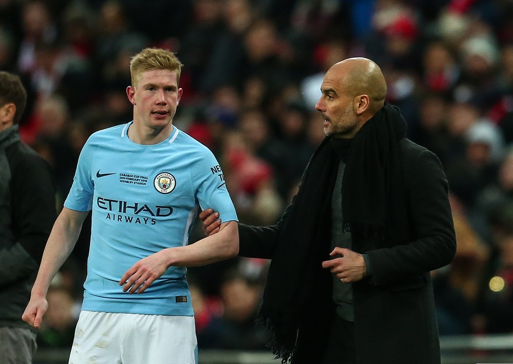 Guardiola insists De Bruyne will stay at Manche...