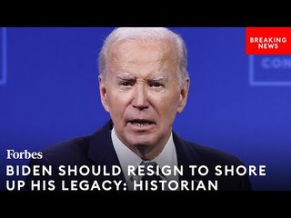 Why Resigning From Office After Ending 2024 Bid Could Protect Biden's Legacy: Presidential Historian